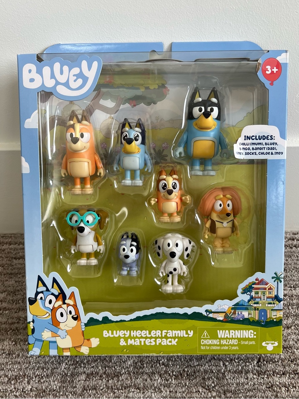 NIB Bluey Heeler Family and Mates Pack